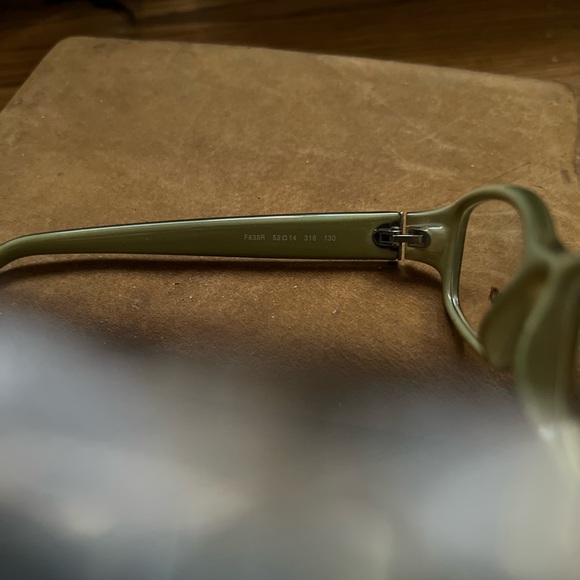 Fendi NWT Authentic Green and Brown 838R Prescription Eyeglasses - Picture 6 of 16
